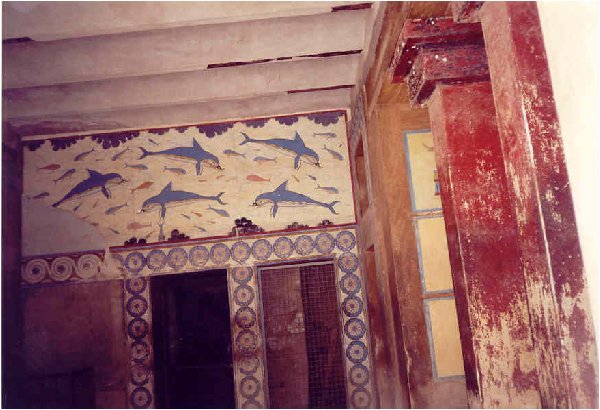 Knossos - malowidła ścienne