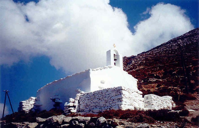 .... i ten zupełnie samotny kościółek, Agios Mamas
