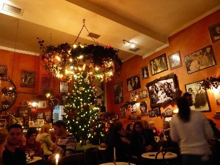 W Cafe Melina na Place świąteczny klimat