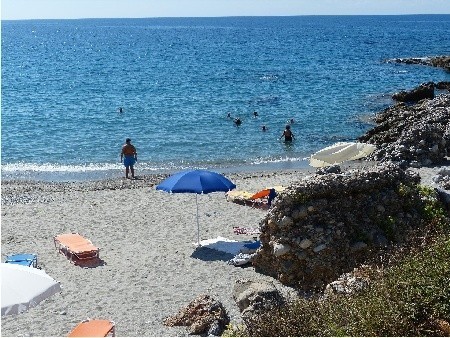 Plaża gdzieś w okolicach Agios Dimitrios