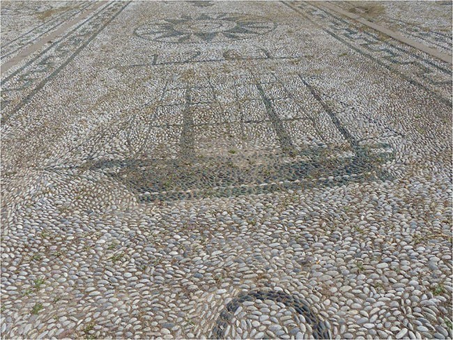 Spetses: mozaiki przy klasztorze Agios Nikolaos