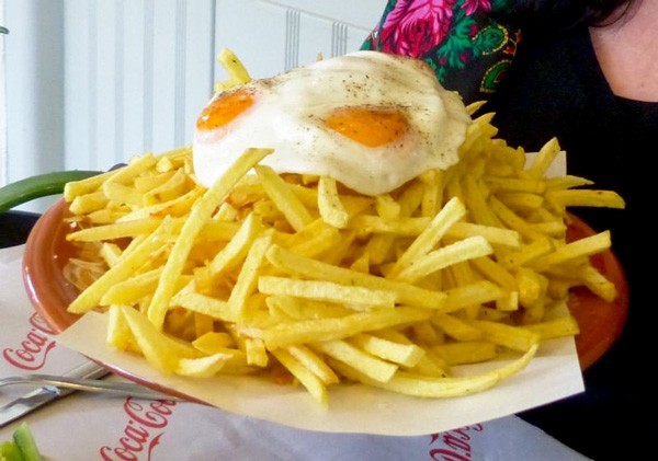W greckiej tawernie: zamówiłam tylko jajka sadzone w ramach lunchu