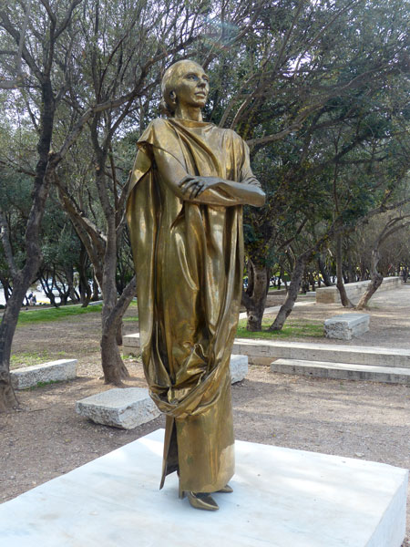 Ateny - pomnik Marii Callas