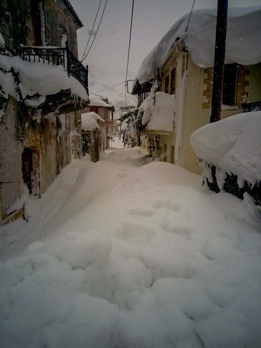 Zima w Grecji