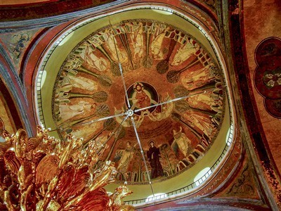 Hagia Sofia: mozaika Wniebowstąpienie Hagia Sofia: mozaika Wniebowstąpienie
