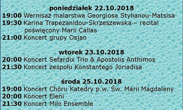 V Festiwal Kultury Greków Polskich w Warszawie