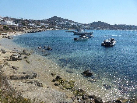 Moja niezagospodarowana część plaży Agios Ioannis