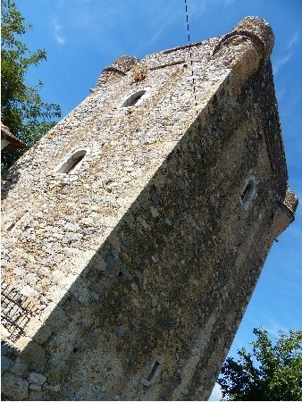 Agios Dimitrios: jedna z setek  kamiennych wież znajdujących się na Mani