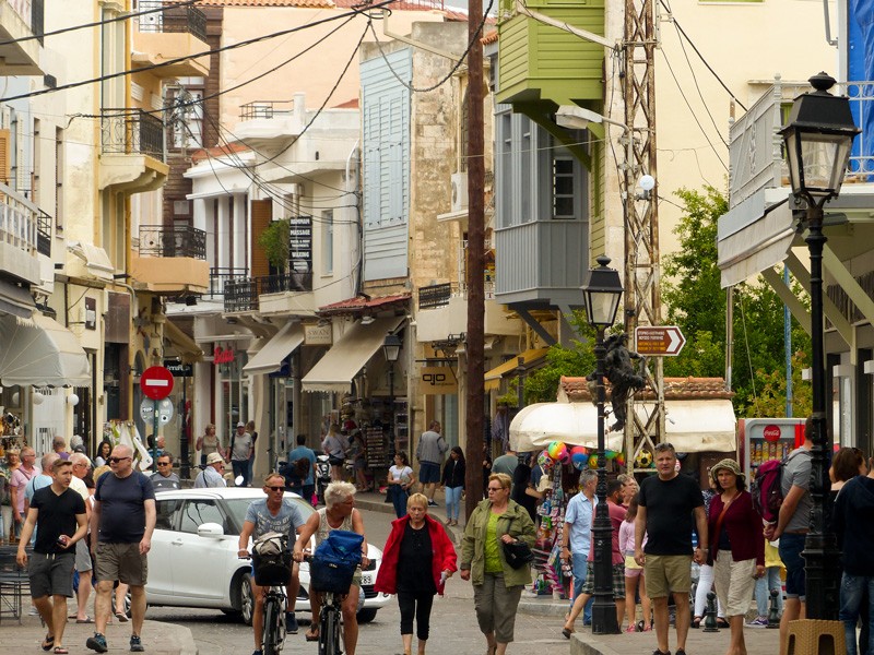 Spacerując uliczkami Starówki w Rethymnonie