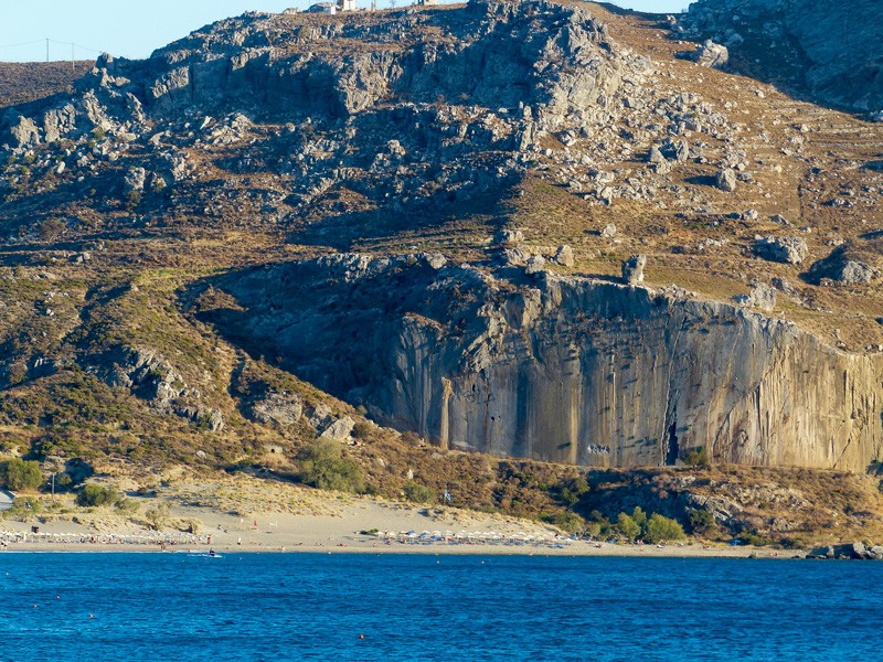 Plakias na południu Krety: klif Paligremnos