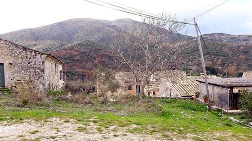 Stara Perithia na wyspie Korfu